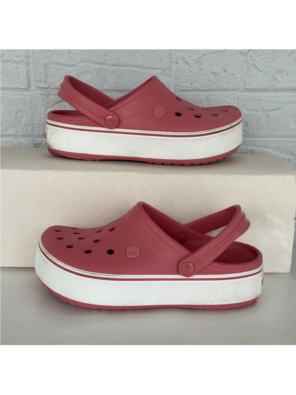 Crocs Crocband Platform Clogs Women's 8